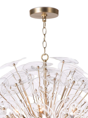 Poppy Glass Chandelier