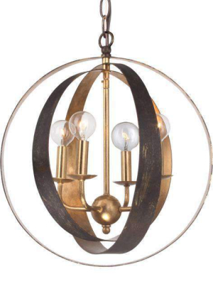 Luna 4 Light Sphere Mini Chandelier