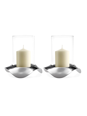 Drift Hurricane Lamp, Set Of 2