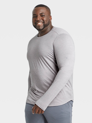 Men's Long Sleeve Soft Gym T-shirt - All In Motion™