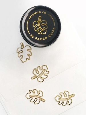 Monstera Paper Clips