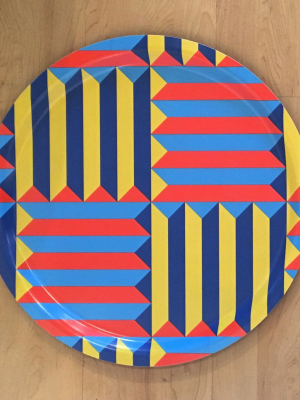 Round Tray, Pattern 4 - Jim Isermann @ Placewares