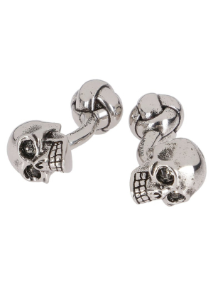 Alexander Mcqueen Skull Cufflinks