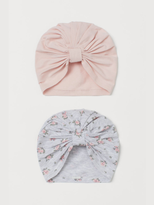 2-pack Cotton Turbans