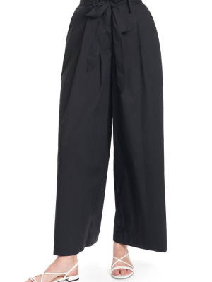 Tony Wide Leg Pant - Poplin