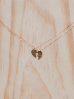 Bestfriends Heart Necklace