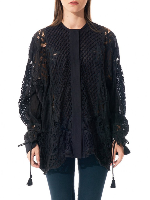 Lace Netted Blouse (pe164420/g905 001)