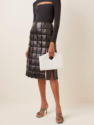 Anouk Mini Quilted Faux Leather Clutch