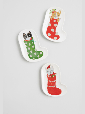 Merry And Meow Ceramic Dish Set