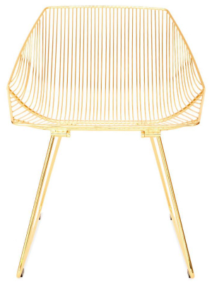 Bunny Lounge Chair: Gold