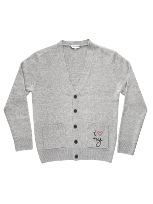 "i Heart Ny" Oversized Cardigan