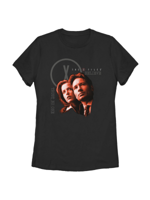 Women's The X-files Trust No One T-shirt