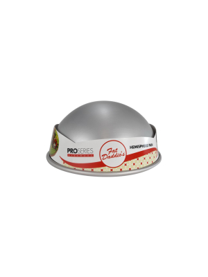 Fat Daddio's Pha-9 9 X 4.5 Inch Size Anodized Aluminum Hemisphere Baking Pan