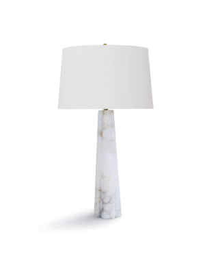 Quatrefoil Alabaster Table Lamp Small