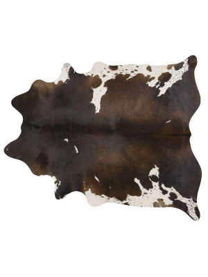 Chocolate And White Cowhide