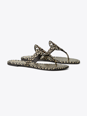 Miller Sandal, Printed Leather