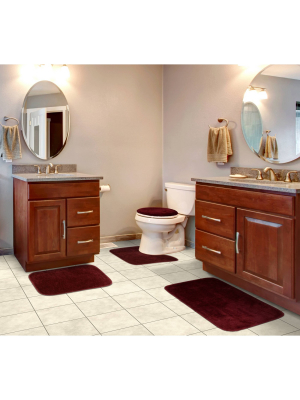 Traditional Nylon Washable Bathroom Rug Collection - Garland Rug