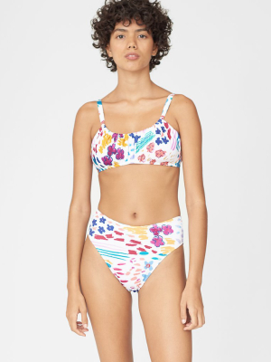 Ulla Bikini Bottom White Floral