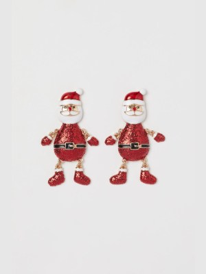 Santa Earrings