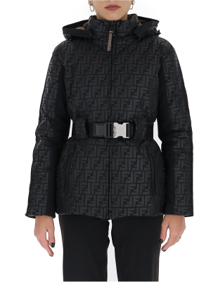 Fendi Ff Motif Hooded Jacket