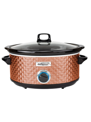 Brentwood Select 7 Quart Slow Cooker In Black