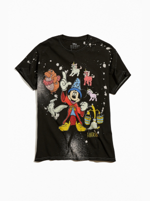 Disney Fantasia Mickey Mouse Uo Exclusive Tie-dye Tee