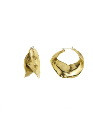 Georgia Earrings - Brass