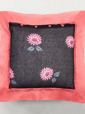 Black Lotus Pillow