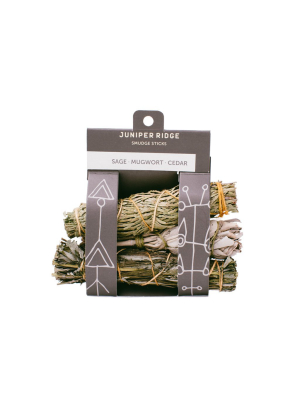 Smudge Variety Pack: Sage, Mugwort, Cedar