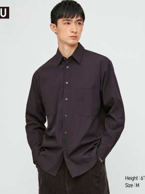 Men U Broadcloth Long-sleeve Shirt