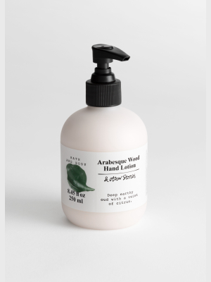 Arabesque Wood Hand Lotion