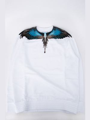 Marcelo Burlon County Of Milan Kids Wings Printed Sweatshirt