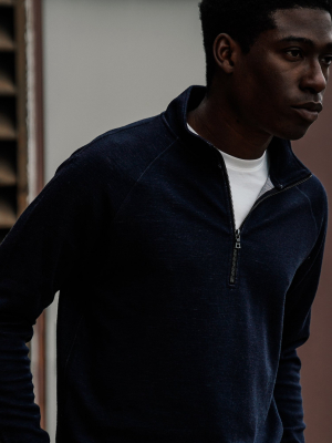 008 - 1/3 Zip - Navy