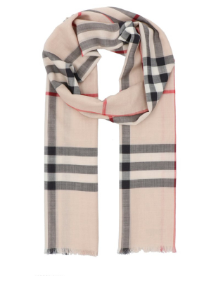 Burberry Lightweight Check Print Scarf