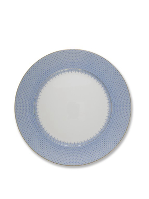 Mottahedeh Dinner Plate, Cornflower Lace