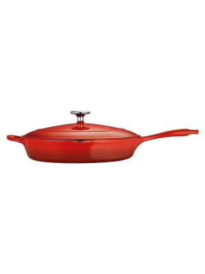Tramontina Cast Iron Covered Skillet