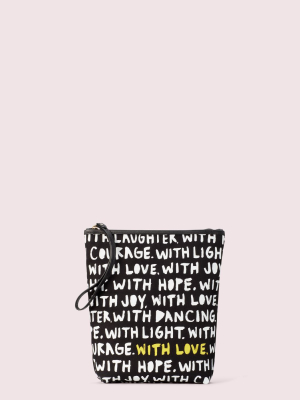 Cleo Wade X Kate Spade New York Phrases Pouch