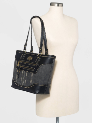 Bolo Multi Zip Tote Handbag