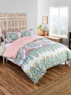 Boho Boutique Rozella Reversible Comforter & Sham Set