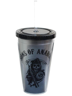 Just Funky Sons Of Anarchy Reaper Logo 16oz Carnival Cup