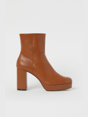 Platform Ankle Boots