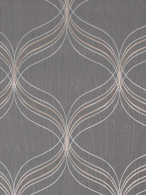 Optical Geo Grey Wallpaper From The Capsule Collection By Graham & Brown