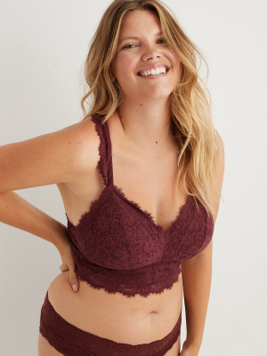 Aerie Eyelash Lace Racerback Bralette