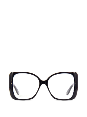 Gucci Eyewear Oversized Square Frame Glasses