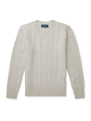 Cable-knit Cashmere Sweater