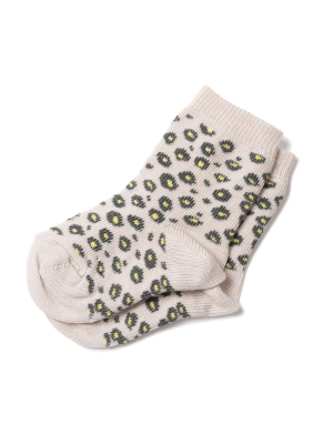 Bonton Leopard Baby Socks