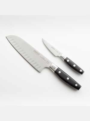 Wolf Gourmet 6.5" Santoku Knife / 3" Paring Knife Set