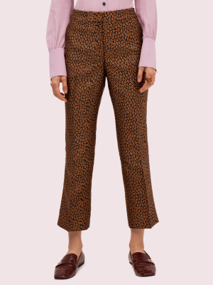 Flora Leopard Jacquard Pant