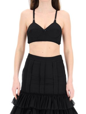 Moschino Quilted Bra Top