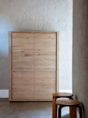 Oak Shadow Storage Cupboard